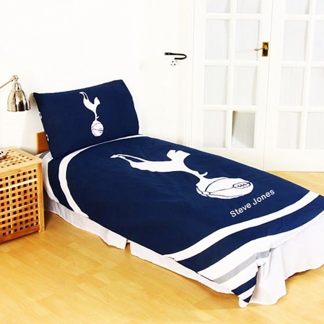 Personalised Tottenham Duvet Cover And Pillowcase Gift Giftsonline4u