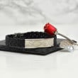 Personalised Valentines day Mens Bracelet