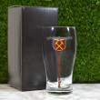 Personalised West Ham United Pint Glass Gift