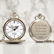 white marble daddy pocket watch