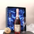 Personalised With Love Pewter Shield Champagne Gift