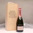 Personalised Bollinger Rose Champagne