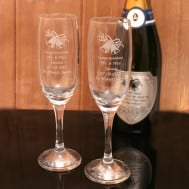 bells wedding flutes 1