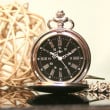 black dial pocket watch