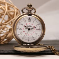 bronze pocket watch dial 1