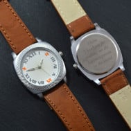 brown leather with engrave av11