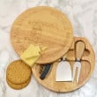 family crest wooden cheeseboard round 2