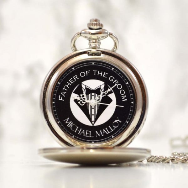 father of the groom pocket watch 2