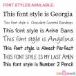 font styles laserandprinted 1 54