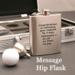 general message hip flask 1