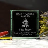 glass block teacher award 1