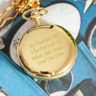 gold pocket watch engraved 4