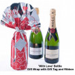 Personalised Grand Cru Vintage Champagne Gift With Love Balloon Label