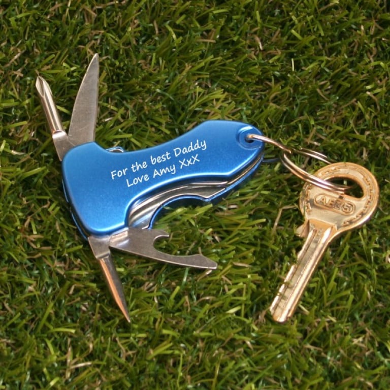 Personalised Multi Tool Key Ring
