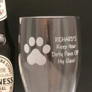 paw print pint glass 2