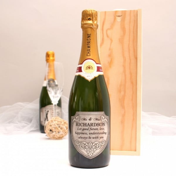 personalised champagne mr b