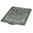 Personalised Christmas Red Wine with Engraved Pewter Bauble Wine Label