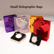 small holographic bags 45