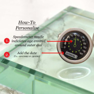 speedometer cufflinks green how to