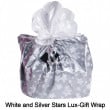 white and silver stars lux gift wrap 15 1 2 1 1 3 1 1 1 1