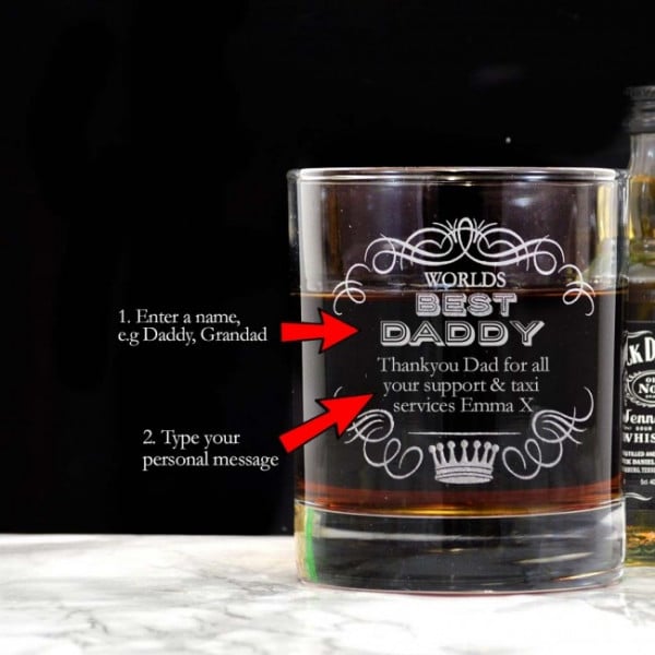 worlds best daddy whisky glass guide