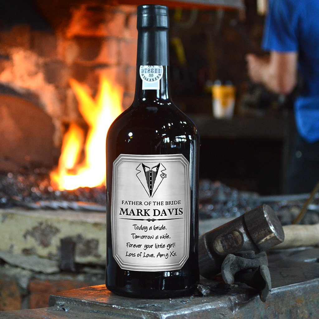 Personalised Port Gift For The Father of the Bride from GiftsOnline4U