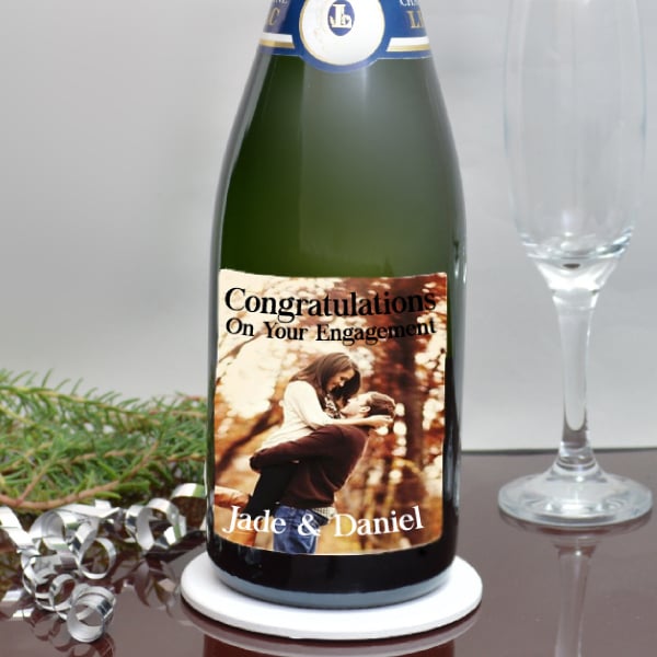 Personalised Photo Champagne