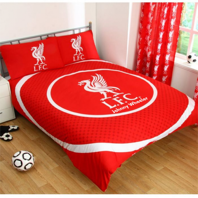 Personalised Liverpool Duvet Cover, Liverpool Duvet Cover