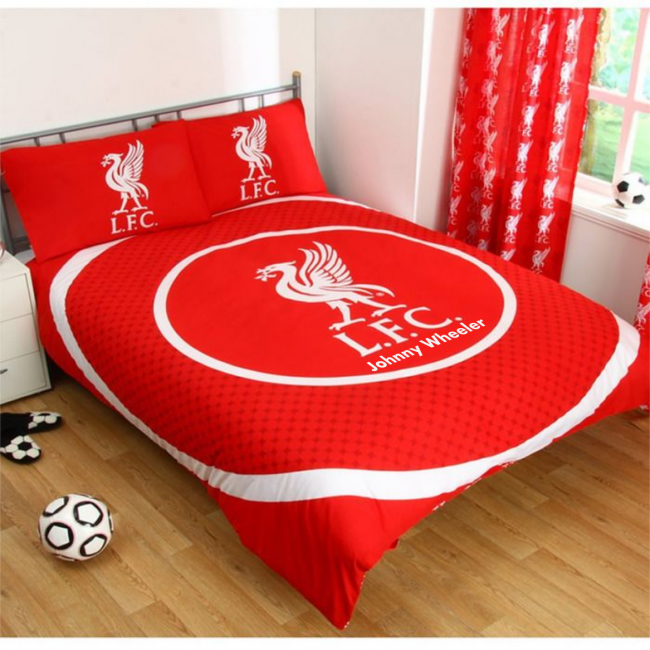 Personalised Liverpool Duvet Cover Double Giftsonline4u