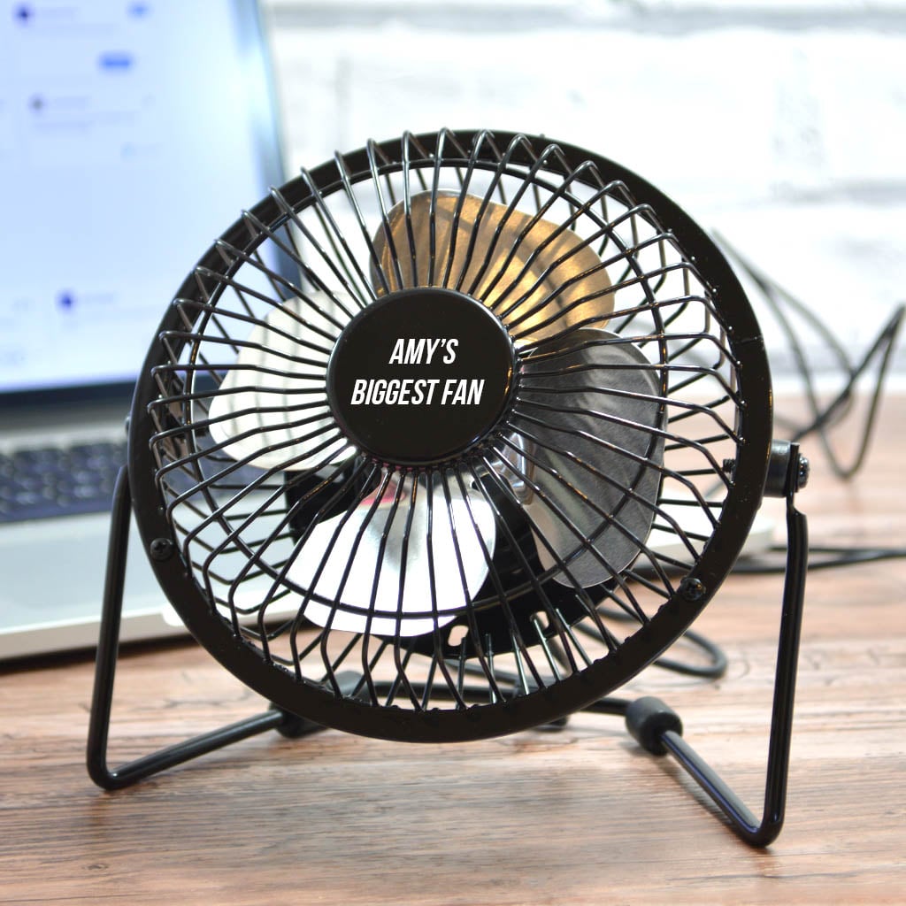 Personalised USB Desk Fan