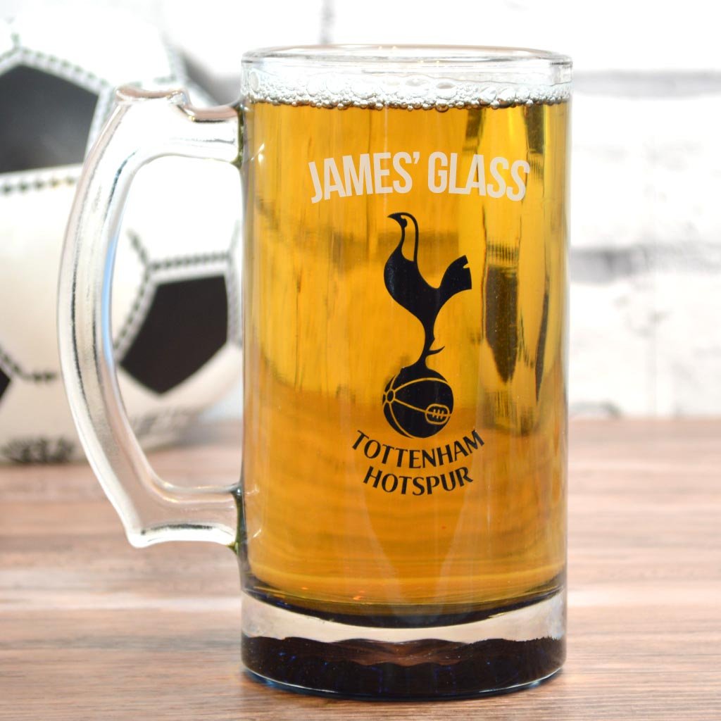 Tottenham Hotspur FC Football Pint Beer Glass Tall Beer Glass