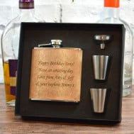 Wood Hip Flask 2