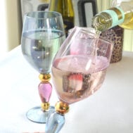 Personalised Wine Glass For Couples