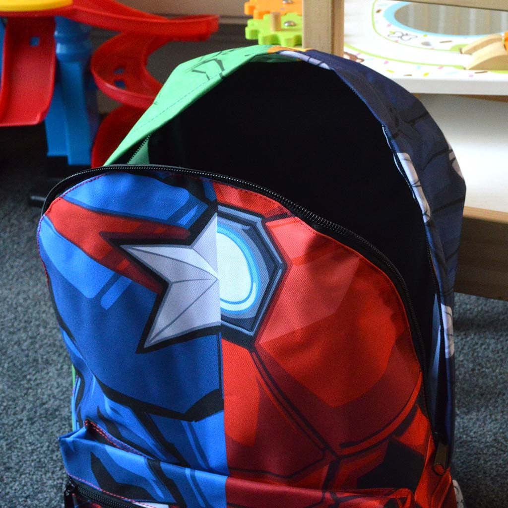 personalised superhero backpack