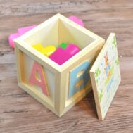 Wooden Kids Cube Box 02 Boy Jpg
