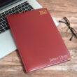 Red A4 Diary Name copy