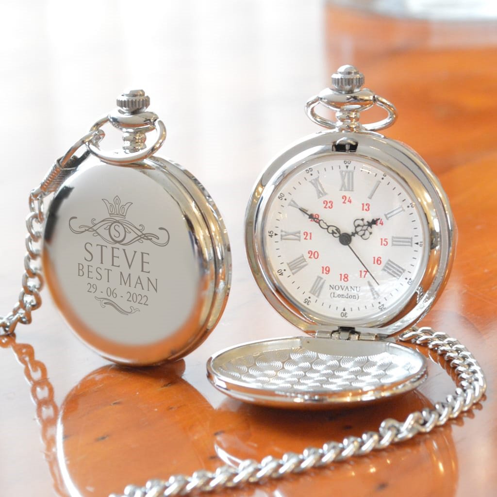 Personalised Best Man Pocket Watches
