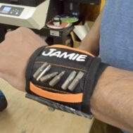 personalised magnetic tool strap