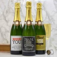 Champagne with Personalised Labels