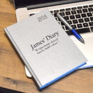 Silver A5 Diary Quote copy