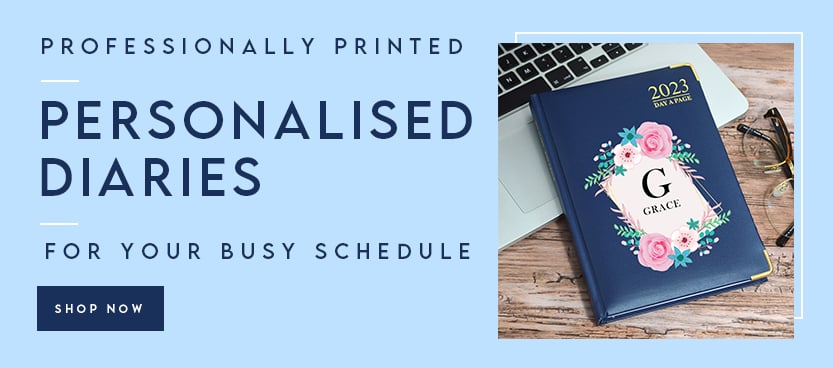 Personalised Diaries Banner copy