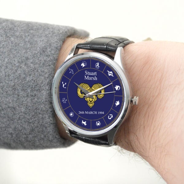 Aries Watch Blue 1