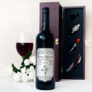 Sagittarius Pewter Wine 2