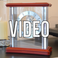 Silver Wood Clock 1 for video