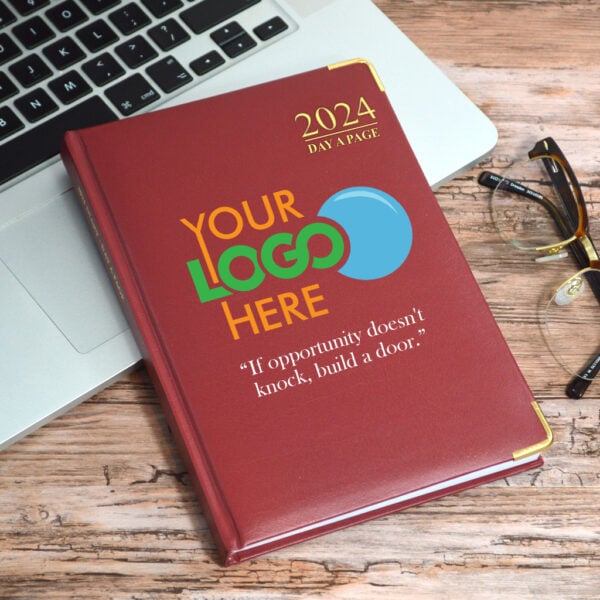 Personalised 2024 Diary With Your Logo - GiftsOnline4U