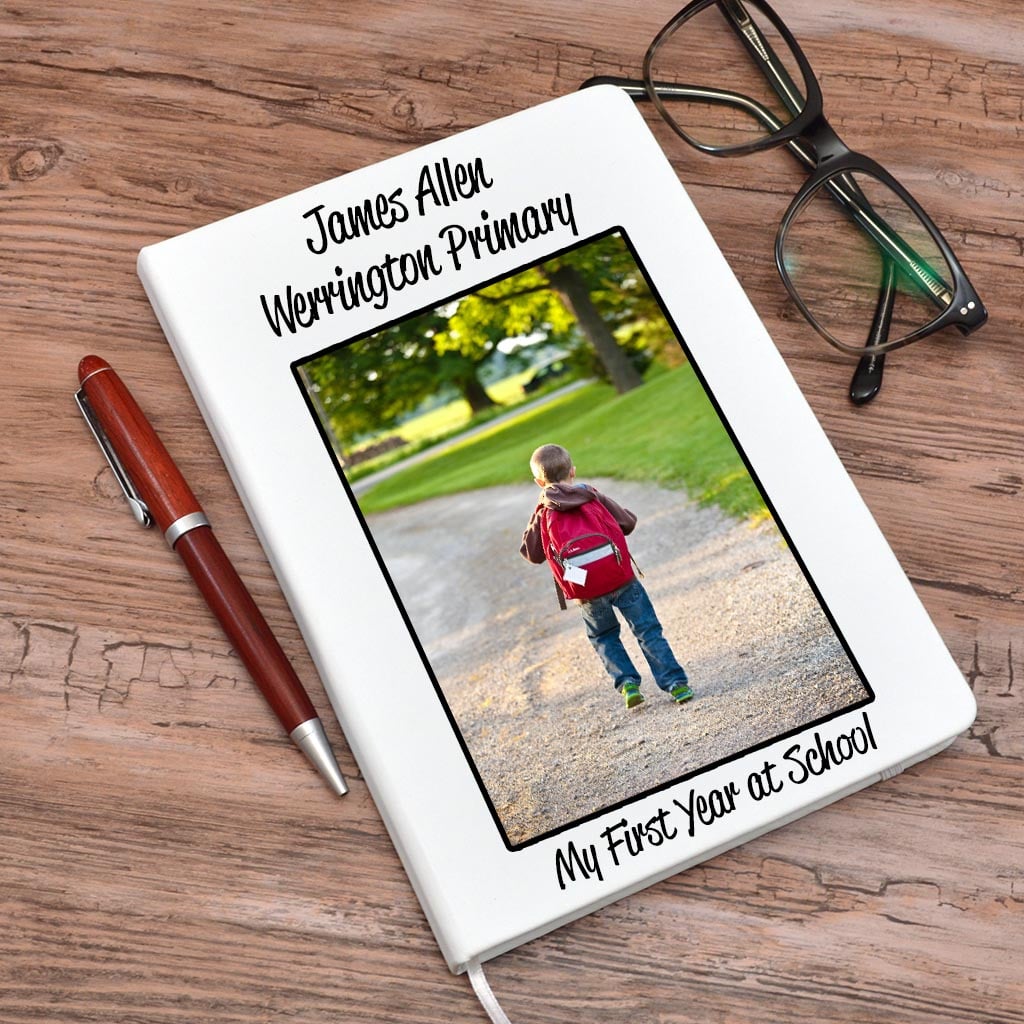 Personalised School Notebook With Your Photo from GiftsOnline4U