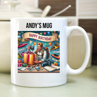 AI image - Andy's mug