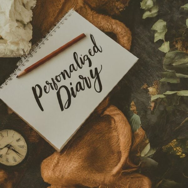 Personalised diary cover