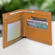 Personalised Tanned Wallet