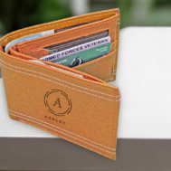 Personalised Tanned Wallet
